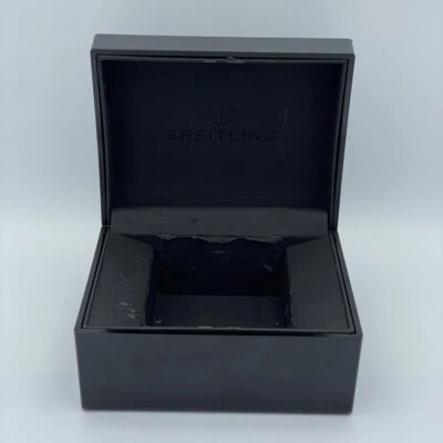 Breitling Uhrenbox Watch Box Case Vintage Rar Années 90 Usagé 9 - Photo 1/4