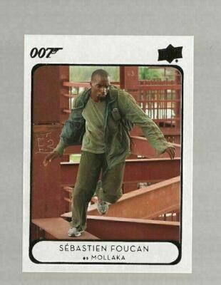 V4a) 2021 Upper Deck James Bond Villains & Henchmen Sebastien Foucan Mollaka