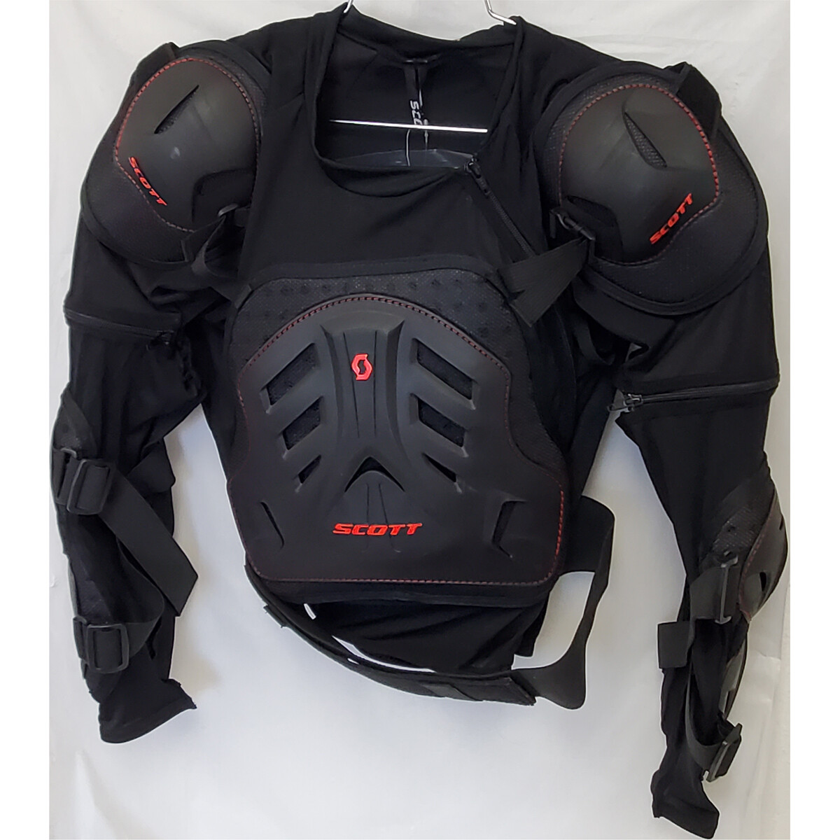 Scott MX Pursuit Jacket Chest Protector Black/Red Men's Large L