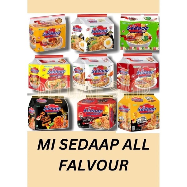 Mi Sedap TODOS LOS SABORES (AVÍSAME EN QUÉ SABOR TE INTERESA) 90G X 15 paquetes