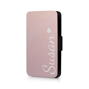 Coque de Flip pour téléphone blanc personnalisé pour Samsung