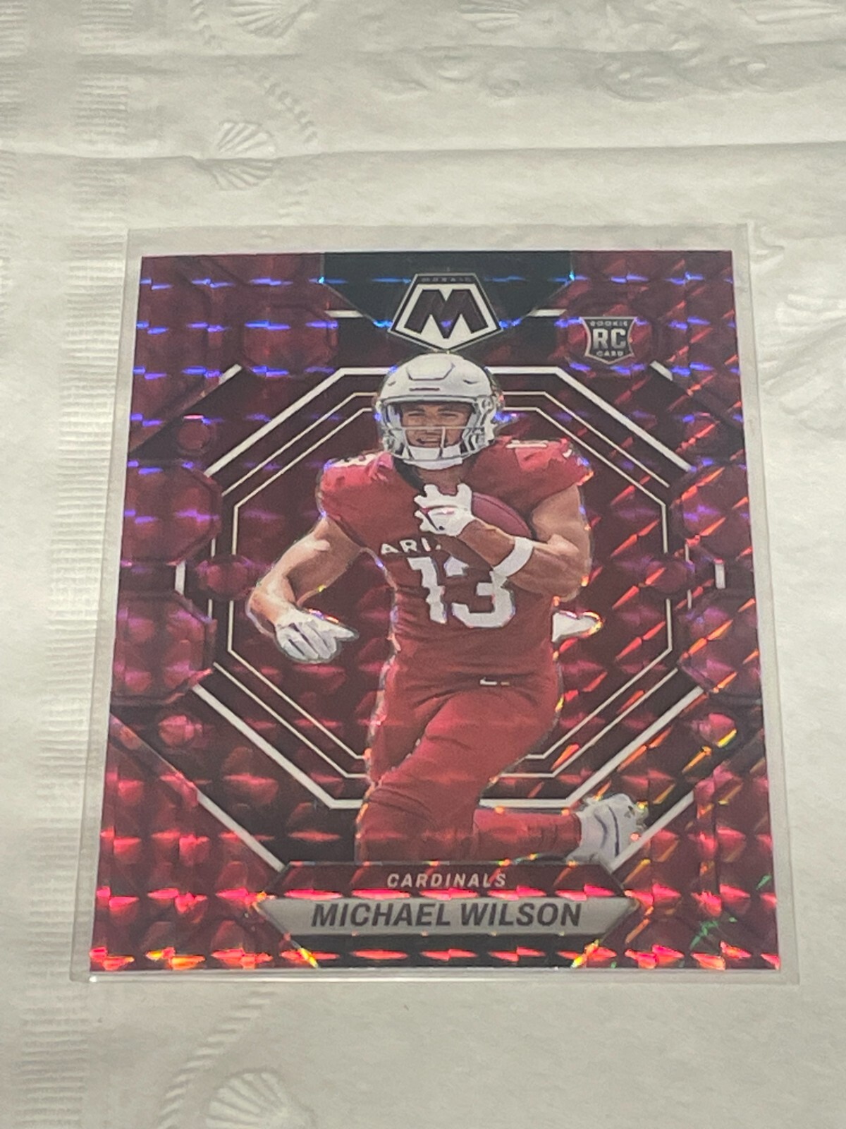 2023 Panini Mosaic Mosaic Camo Pink #350 Michael Wilson