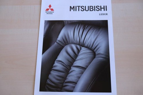 208401) Mitsubishi - Lederausstattung - Prospekt 07/1996