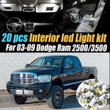 20pc Super White Interior Led Light Bulb Kit Pack For 03-09 Dodge Ram 25003500