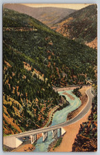 Colorado Clear Creek Canyon Floyd Hill Bridge...