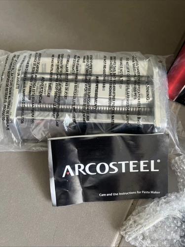 Arcosteel Italian Collection Stainless Steel Pasta Maker Heavy Duty New - Picture 2 of 7