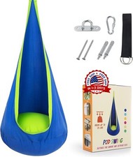 Hamaca Para Ni os De Interior/Exterior Con Almohada Inflable, Soporta Hasta 176