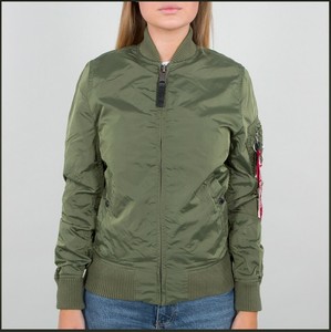 Alpha Industries Ma 1 Tt Women S Sage Green 01 Pilot Jacket Army New Ebay