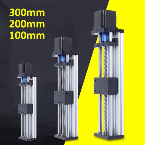 Slide Stroke Linear Precision Ball Screw Nema 23+CNC Stepper Motor 100/200/300mm - Picture 11 of 46