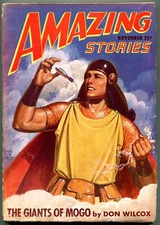 PULP:  Amazing Stories Pulp November 1947- Giants of Mogo VG-