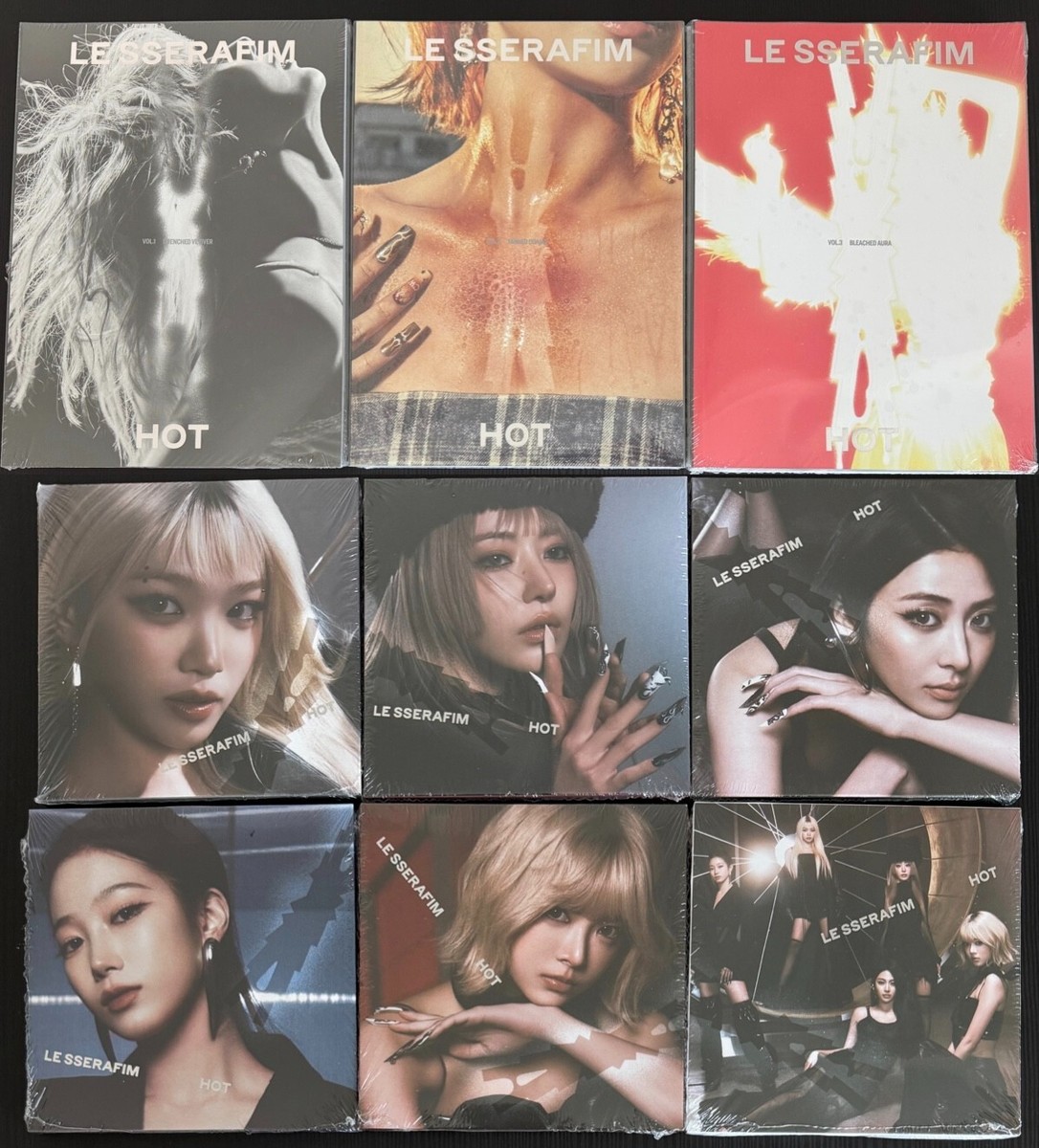 LE SSERAFIM 'HOT' 5th Mini Album Standard Compact hello82