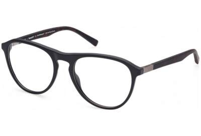 Timberland TB 1742 002 Black Round Plastic Optical Eyeglasses Frame 54-18-145