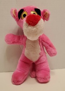vintage pink panther stuffed animal
