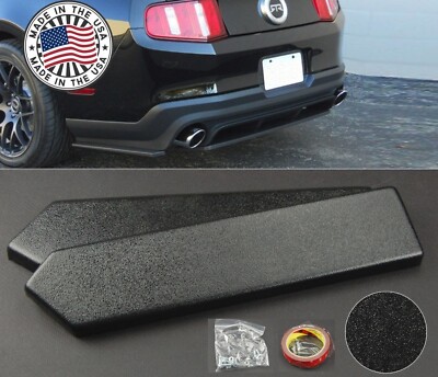 ABS 12'' Rear Bumper Lip Apron Splitter Diffuser Valence Bottom Skirts For Toyota