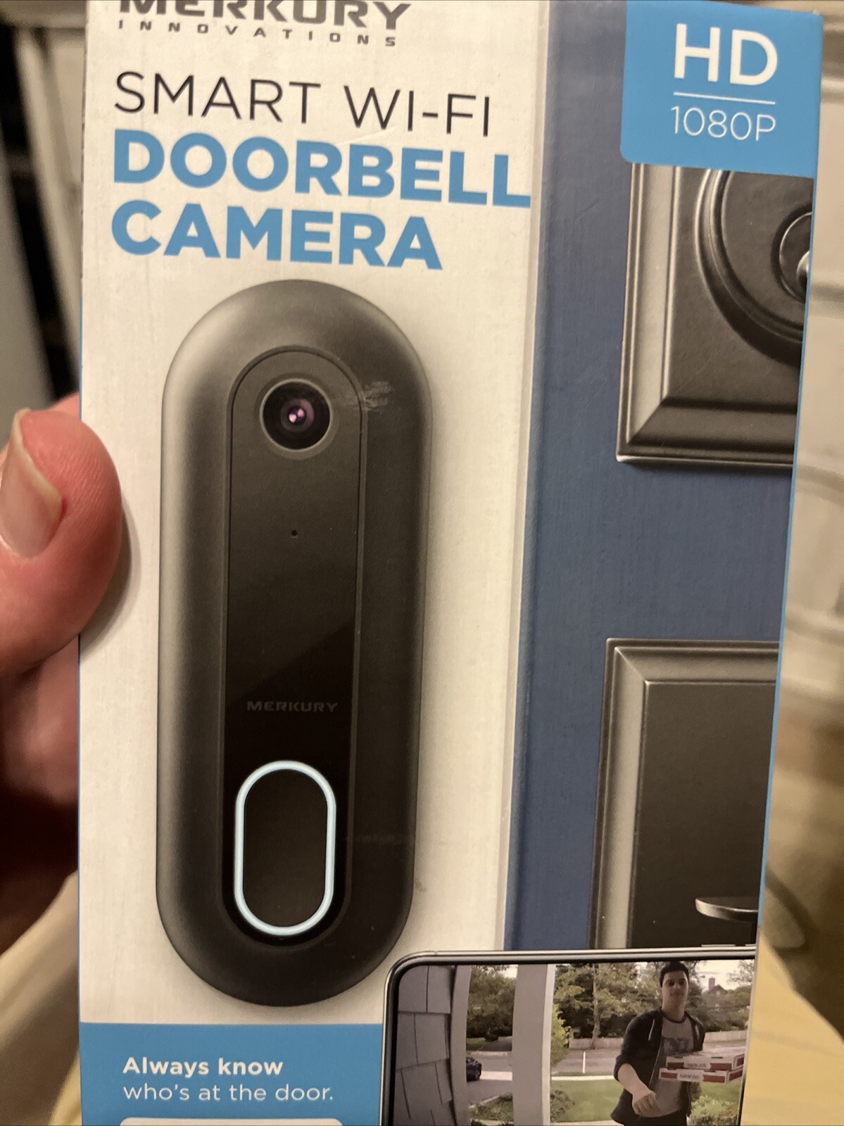 Door Bell Merkury Innovations Smart Wifi Doorbell Camera Details