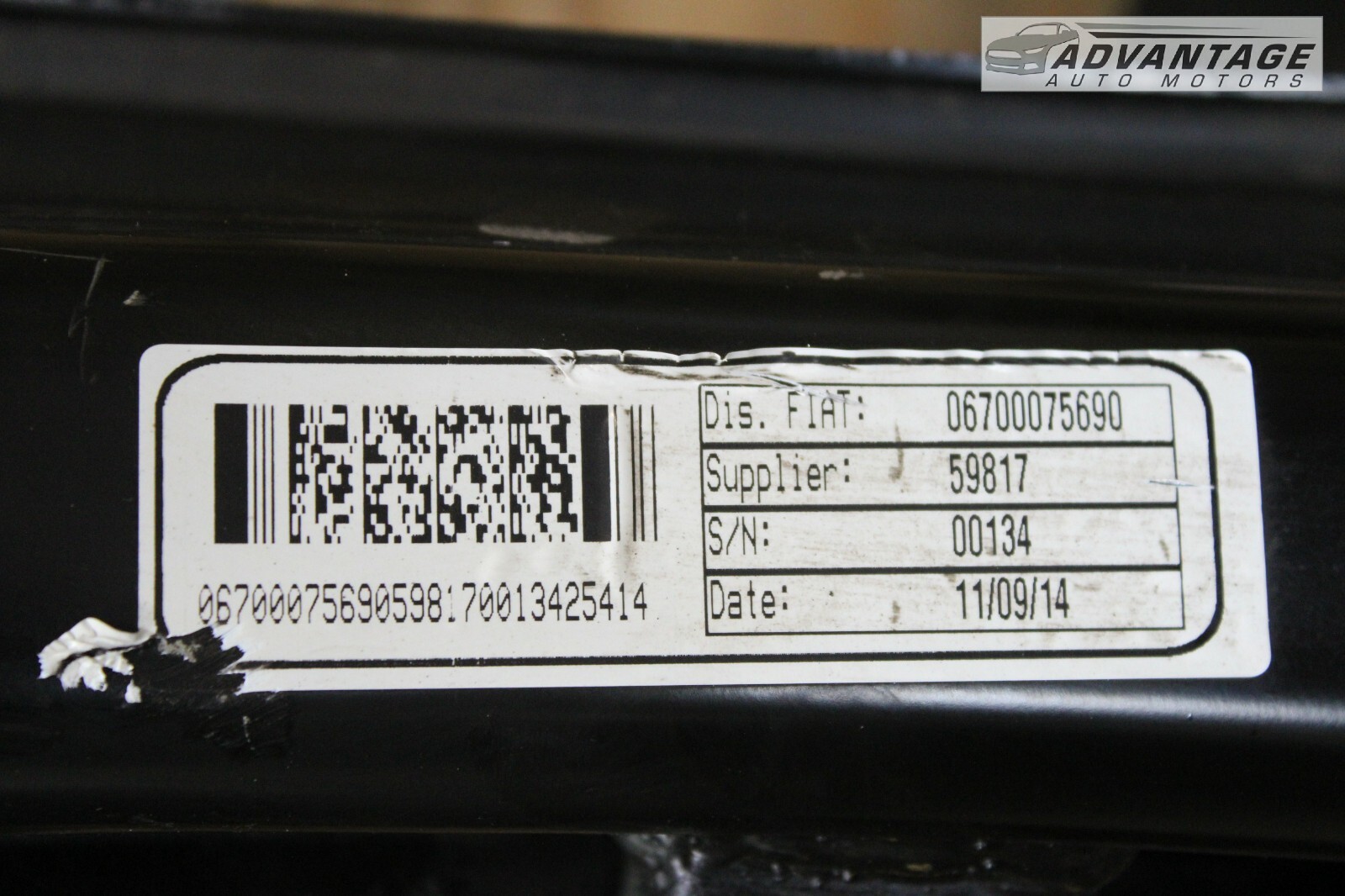 2014-2020 MASERATI GHIBLI M157 REAR SUSPENSION SUBFRAME CROSSMEMBER CRADLE OEM
