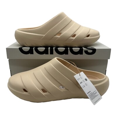 Adidas Unisex-Adult Adicane Clogs Men's 8 Women's 9 Slide Sandal HQ9916 Beige