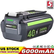 For Ryobi 40 Volt 6.0Ah Lithium-ion Battery OP4050 OP40602 OP40261 OP4060 OP4030