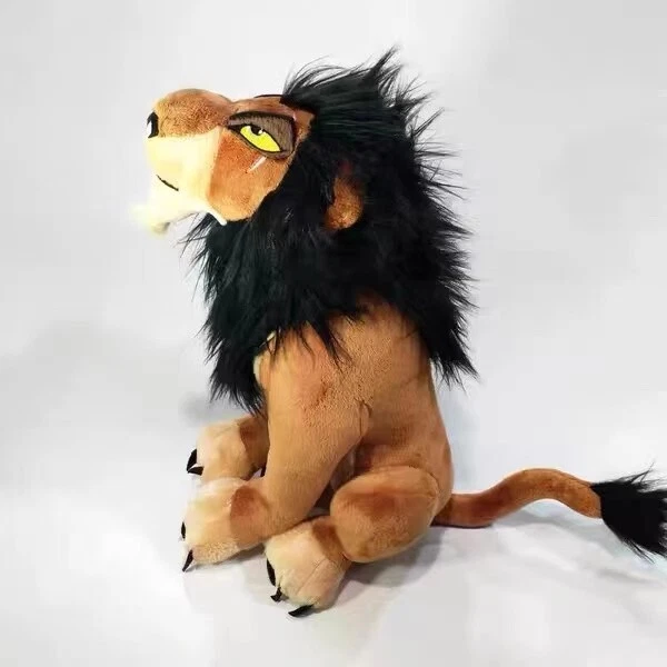 Disney Cartoon The Lion King Scar Plush Toys Dolls 34CM - Image 2 of 4