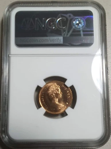 :1967 1C ELIZABETH-II CANADA CENTENNIAL DOVE 1867-1967 NGC MS66RD TOP POP 16/0 - Image 2 of 2