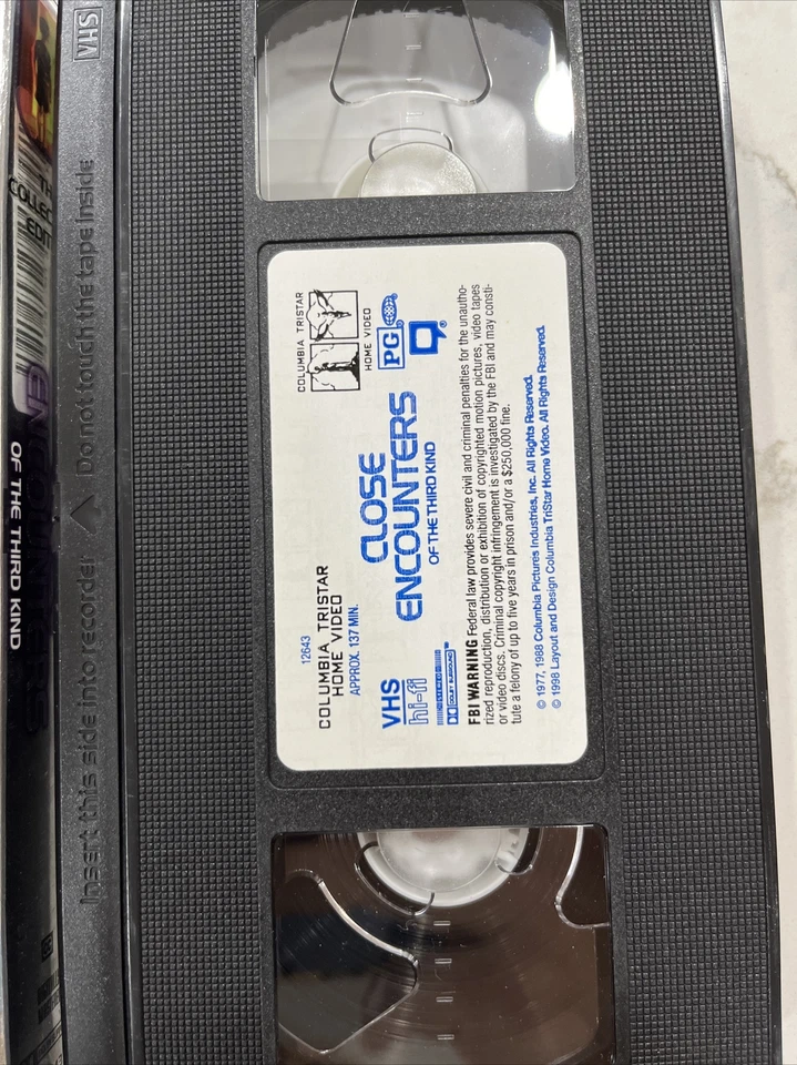 Close Encounters of the Third Kind (VHS 1998) Collector’s Edition - Image 4 of 4