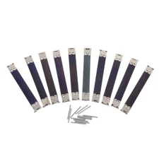 10 Pcs Flex Purse Frame Handbag Accessories Clasp Closure for Aluminium Frames