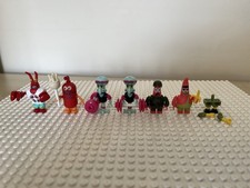 Mega Bloks Spongbob SquarePants Figure Bundle X6 Plus Spare Parts