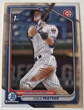 2024 Bowman Draft - Chrome Cole Mathis #BDC-81 (RC)