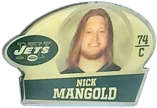 NFL New York Jets Nick Mangold #74 Center 2008 Lapel Pin