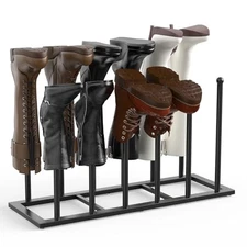 Boot Rack, 19.5 Inches Boot Rack Organizer Tall Boots, Stainless 1 Pack Black