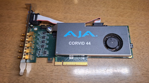 AJA Corvid 44 4-Channel 3G-SDI PCIe I/O Card - High-Density DIN 1.0/2.3 Ports