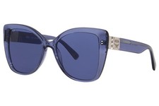 MCM MCM724S 426 Sunglasses Women's Light Blue/Blue Lenses Square Shape 56mm