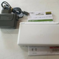 Nintendo DS Lite Crystal White Version with Charger  Pen Official