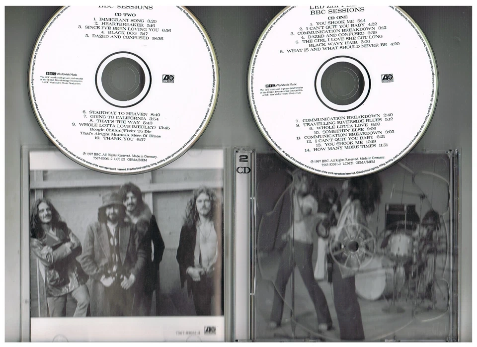 DO-CD - LED ZEPPELIN - BBC SESSIONS - german Press - Bild 2 von 3