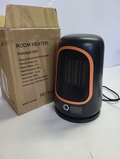 Ceramic Heater Electric Space Heater Mini Quiet Black REF R637