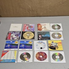 Vintage PC Software Lot 16 Encarta, Print Workshop, Harry Potter, Compaq, More
