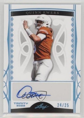 2022 Leaf Trinity Platinum 24/25 Quinn Ewers #BA-QE1 Auto 1fl4