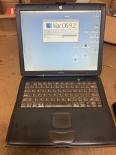 Apple PowerBook Pismo Vintage Laptop Computer 400MHZ G3 64MB 10GB DVD - Works