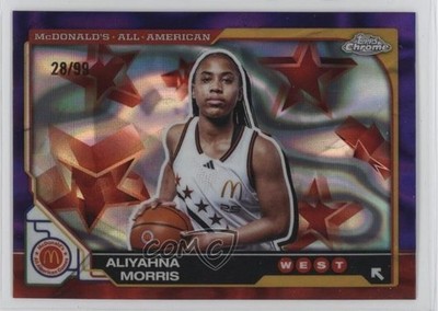 2025 Topps Chrome McDonald's All American 28/99 Aliyahna Morris #69 rw6