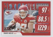 2020 Score Next Level Stats Red Travis Kelce #NLS-TK 0m7x