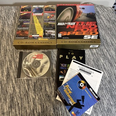 Vintage - Racing The Need for Speed SE Racing Game PC CD-ROM BIG BOX B2