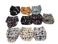 Lot of 10 NEW Print Baby Diaper Covers Cloth Reusable Size 2T Fast Ship