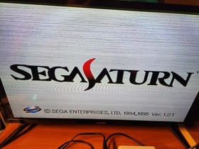 Sega Saturn Console Region Free/Backups Great Condition + Cords & accessories
