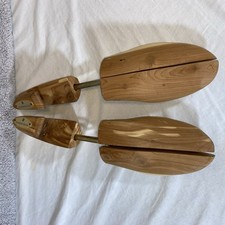 Nordstrom Cedar Wood Shoe Trees Adjustable Men s Shoe Shapers Pair Split Toe