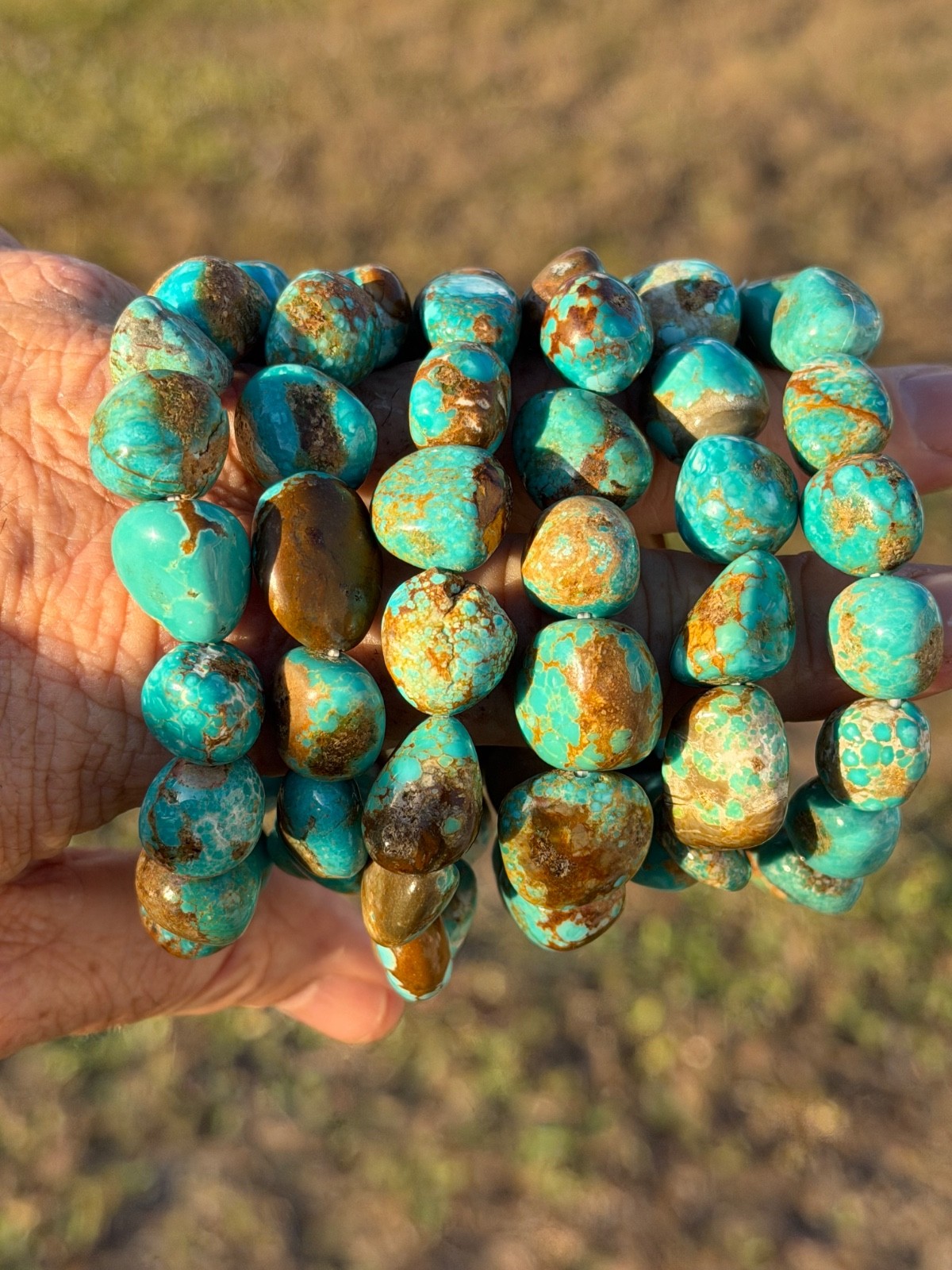 Number Eight Mine (Nevada) Turquoise Bracelet