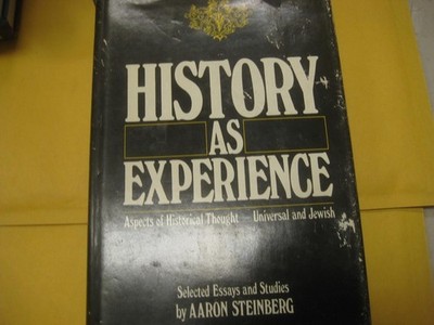 History as Experience: Aspects of Historical Thought by Aaron Steinberg