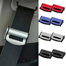 2pcs Car Seat Belt Buckle Clip Seatbelt Stopper Adjuster Clip To Relax Shoulder