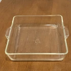 Vintage PYREX Square Baking Dish 2 qt. Clear Glass USA Casserole #222