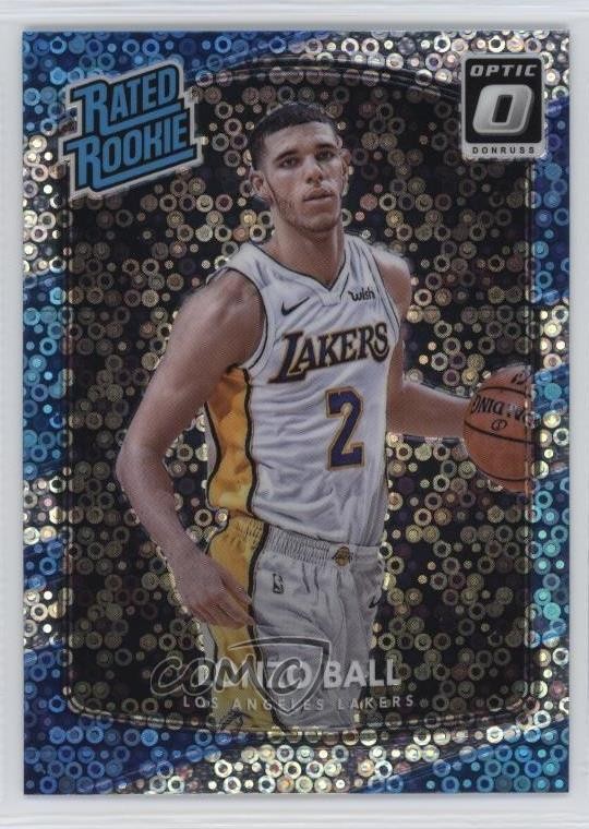 2017-18 Panini Donruss Optic Rated Rookie Fast Break Holo Prizm Lonzo Ball 11ng
