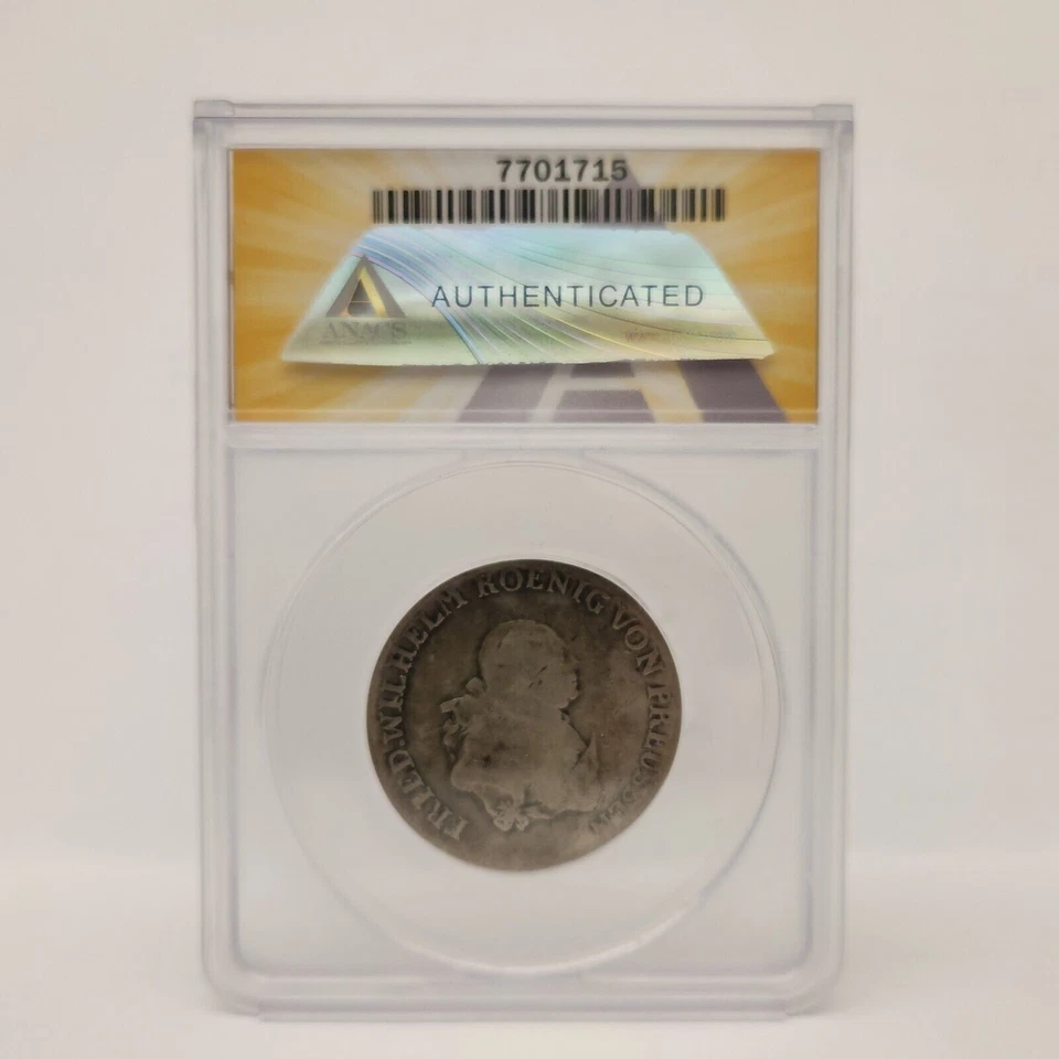 1788 PRUSSIA KINGDOM Germany FRIEDERICH II Silver 1/3 Thaler German Coin i79291 - Image 2 of 2